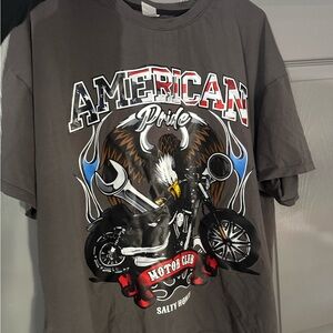 American Pride Graphic T-Shirt - Gray